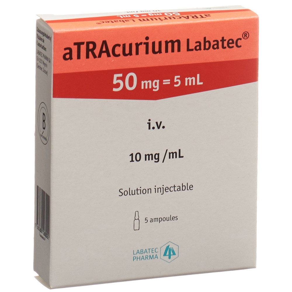 ATRACURIUM Labatec 50 mg/5ml 5 amp 5 ml