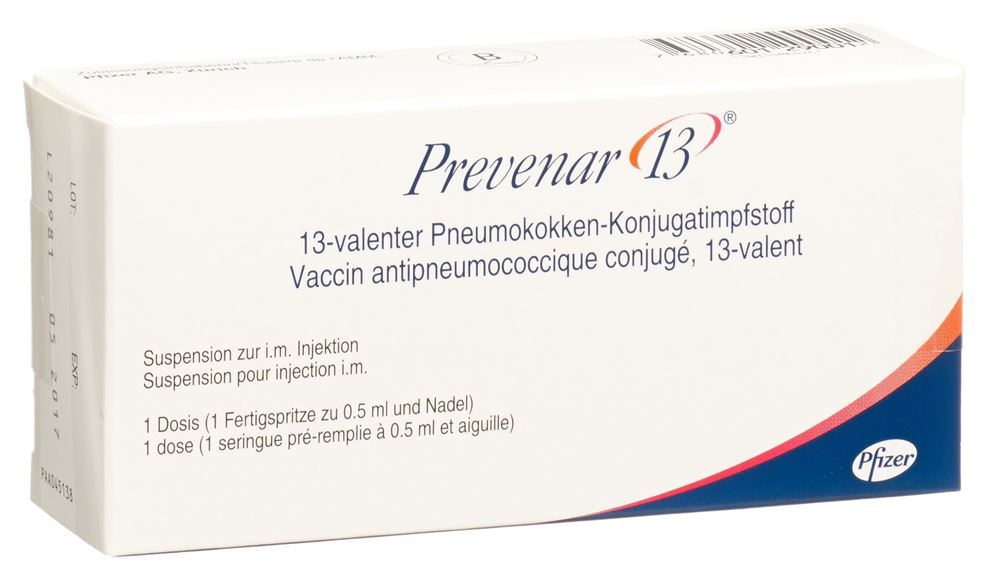 PREVENAR 13 av aiguilles ser pré 0.5 ml