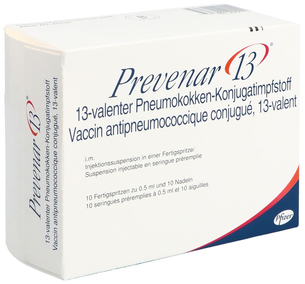 Prevenar 13, Injektionssuspension in einer Fertigspritze
