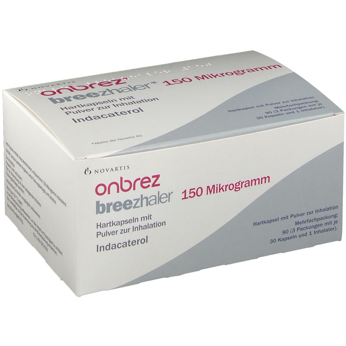 Onbrez Breezhaler 150 mcg, Pulver Hartkapseln zur Inhalation (mit Inhalator)