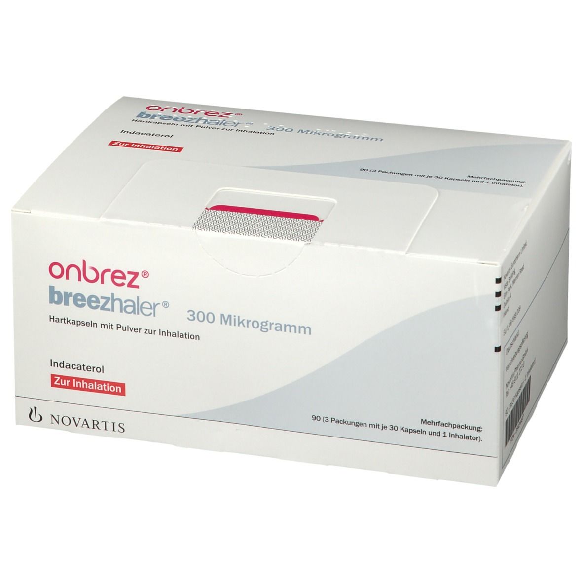 Onbrez Breezhaler 300 mcg, Pulver Hartkapseln zur Inhalation (mit Inhalator)