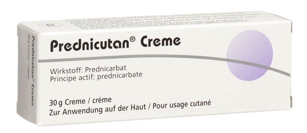 PREDNICUTAN crème 2.5 mg/g tb 30 g
