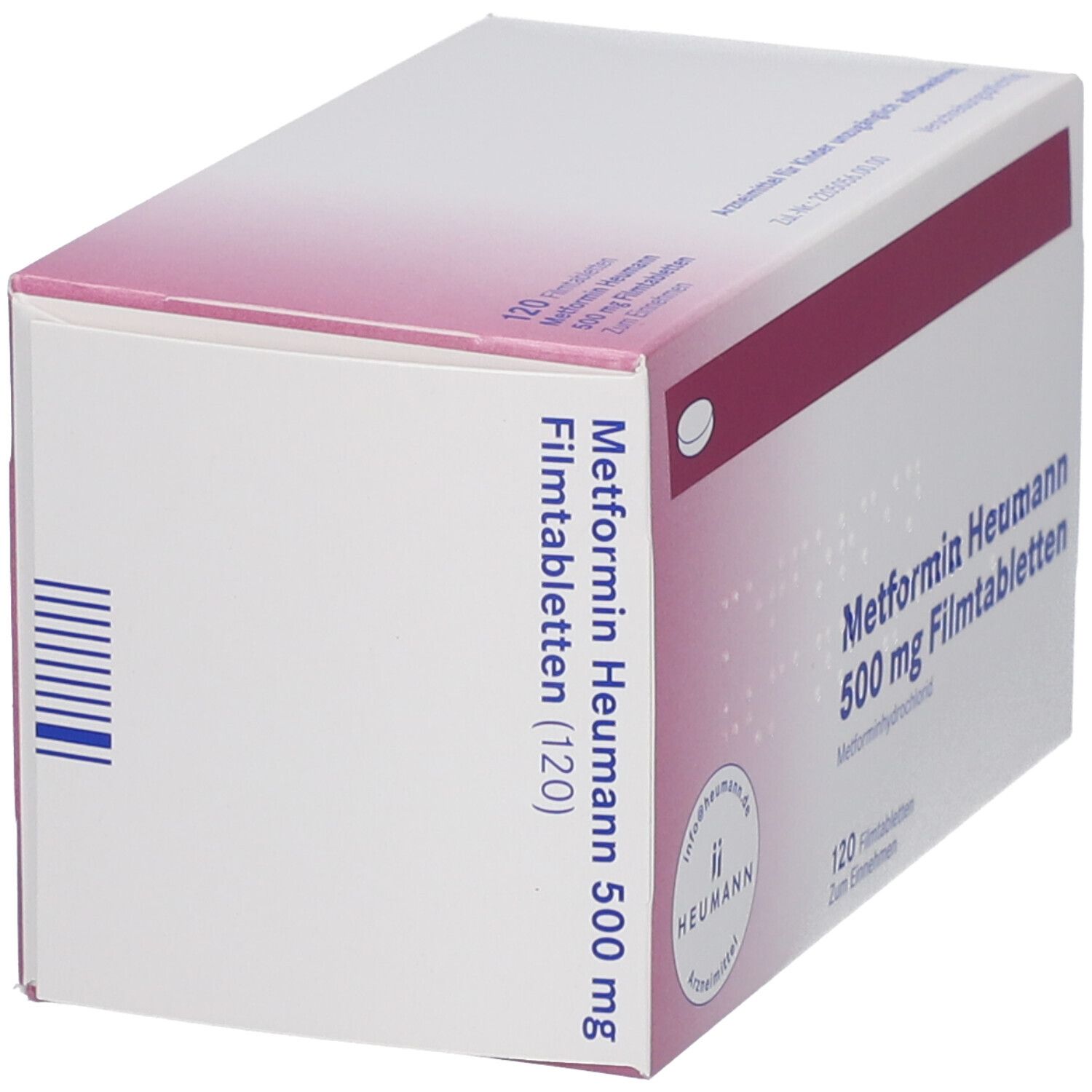 Helveformin 500 mg, Filmtabletten