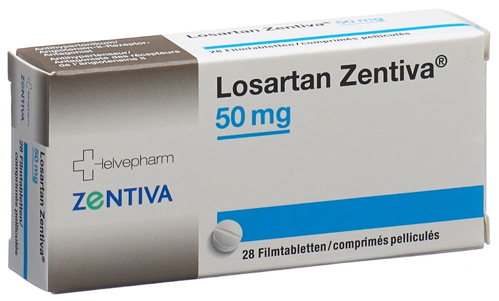 LOSARTAN Zentiva cpr pell 50 mg 28 pce