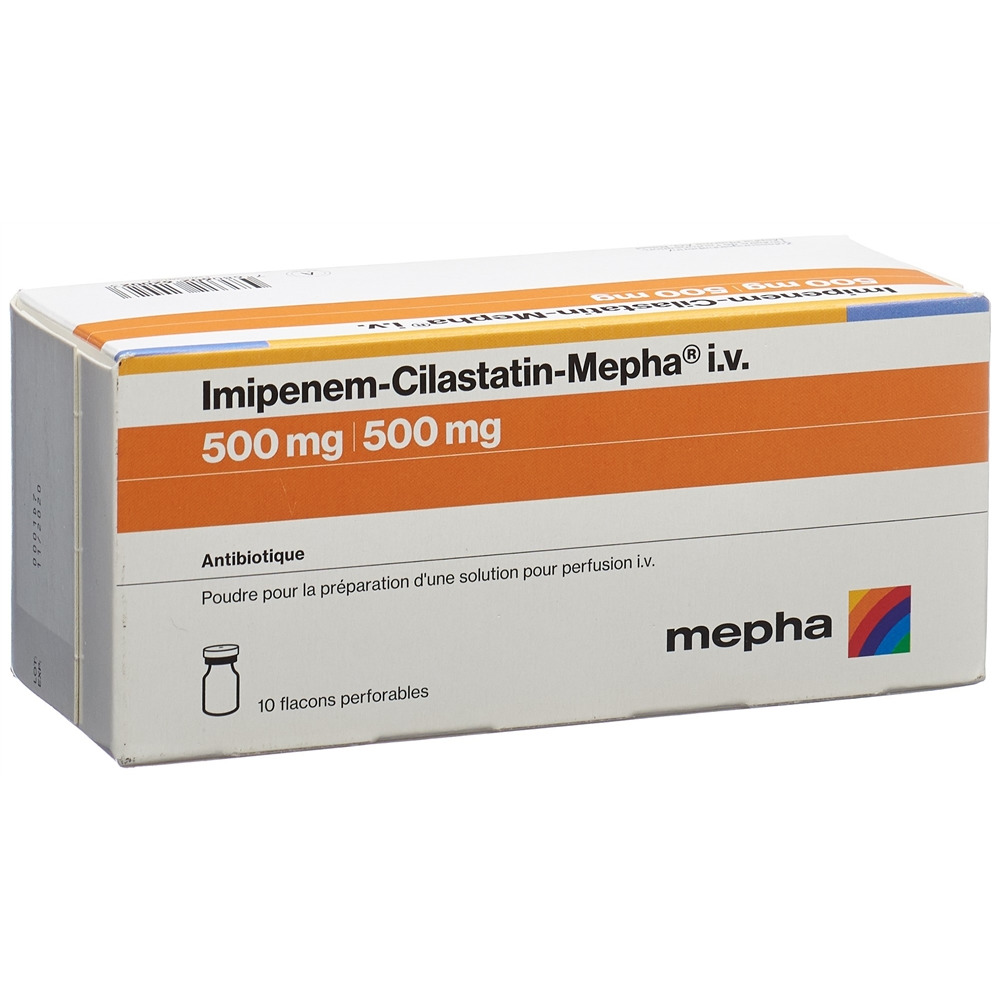 Imipenem-Cilastatin-Mepha i.v., Pulver für ein Konzentrat zur Herstellung einer Infusionslösung