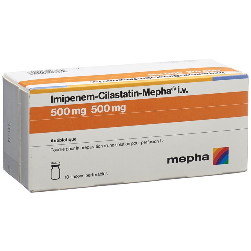 Imipenem-Cilastatin-Mepha i.v., Pulver für ein Konzentrat zur Herstellung einer Infusionslösung