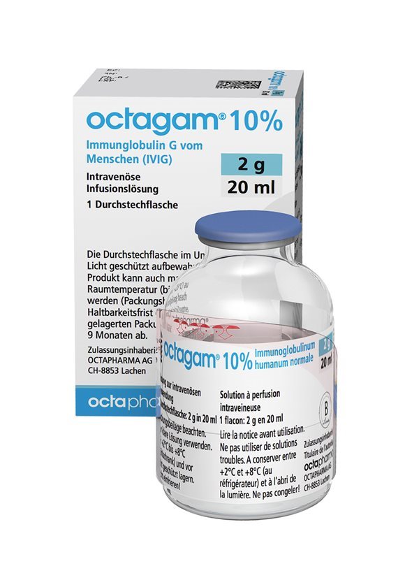 OCTAGAM 10% sol perf 2 g/20ml i.v. flac