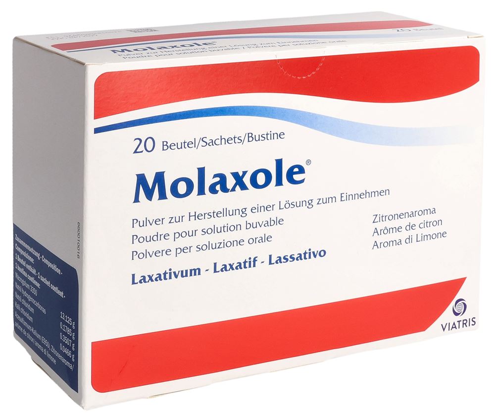 Molaxole, Pulver zum Einnehmen als Lösung