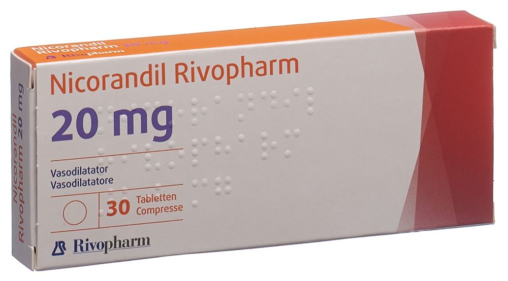 NICORANDIL Rivopharm cpr 20 mg 30 pce