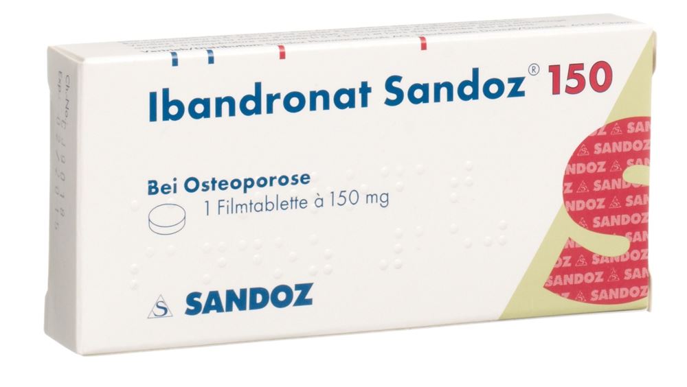 Ibandronat Sandoz 150, Filmtabletten