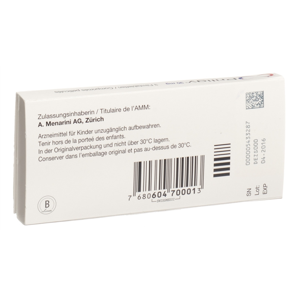 PRILIGY cpr pell 30 mg 3 pce