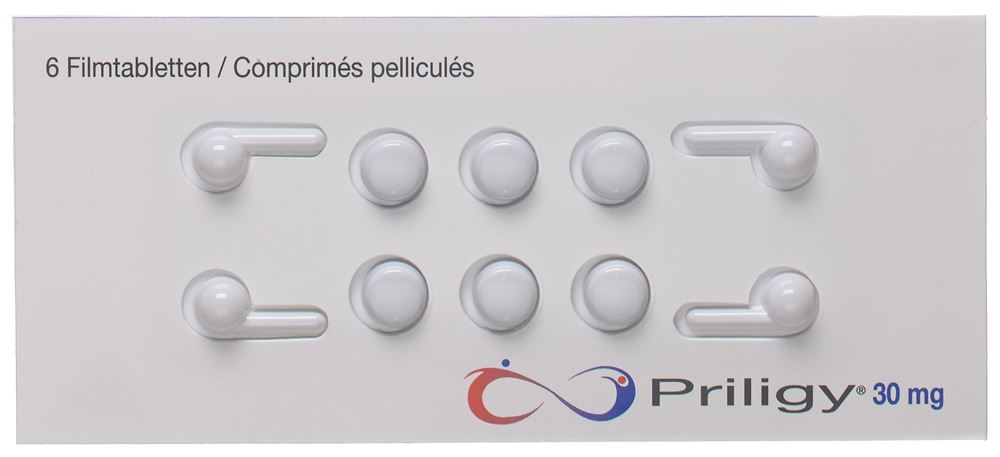 PRILIGY cpr pell 30 mg 6 pce