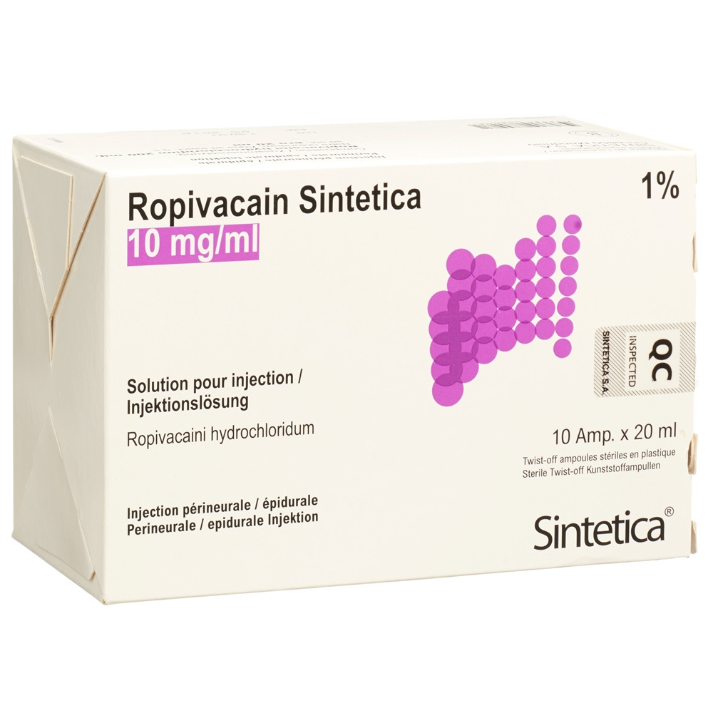 Ropivacain Sintetica 10 mg/ml, soluzione iniettabile