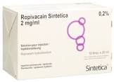 Ropivacain Sintetica 2 mg/ml, soluzione iniettabile o per infusione