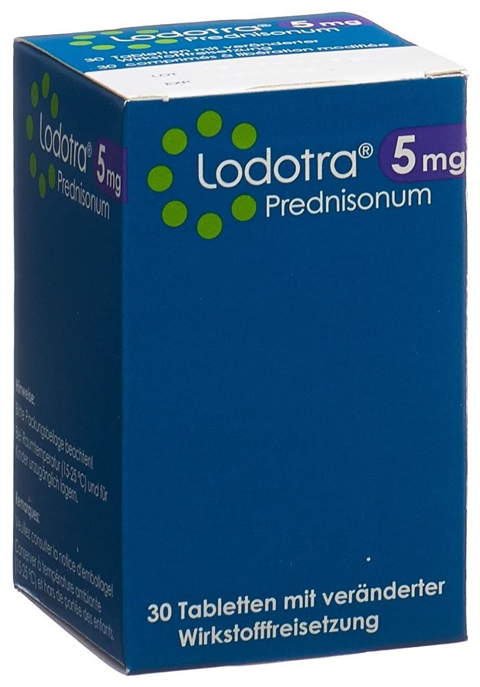 Lodotra 5 mg, Tabletten mit veränderter Wirkstofffreisetzung