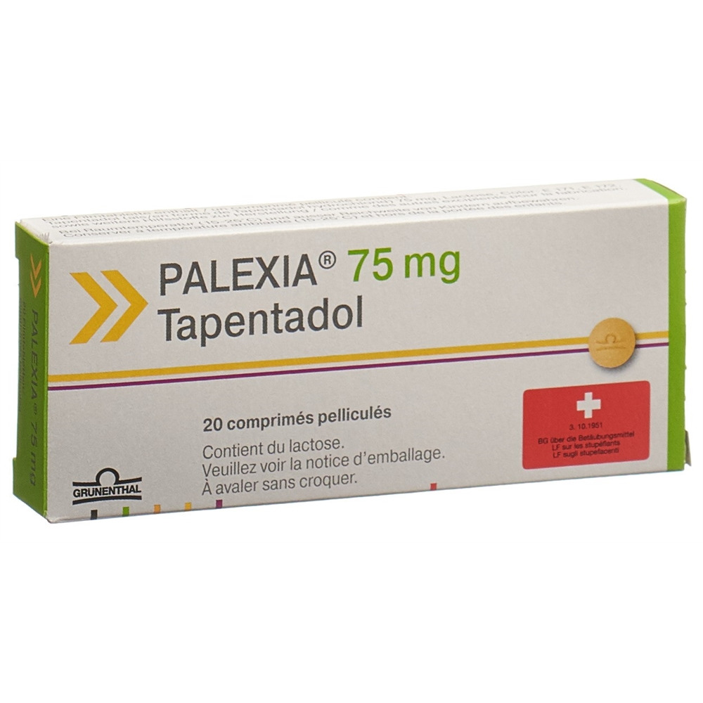 PALEXIA cpr pell 75 mg 20 pce