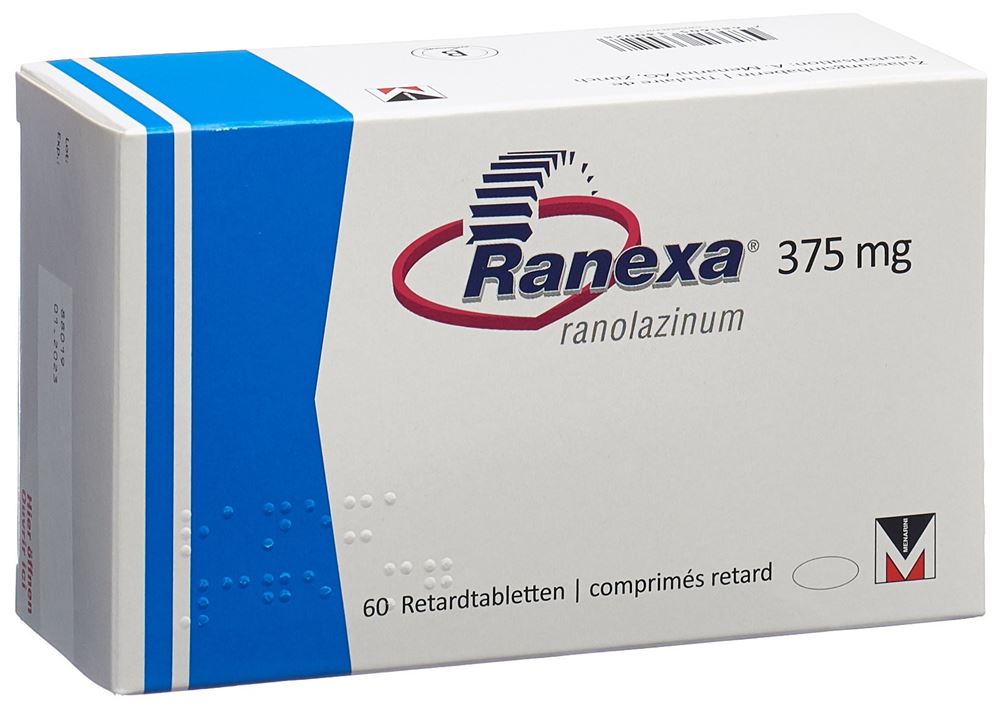 RANEXA cpr ret 375 mg 60 pce