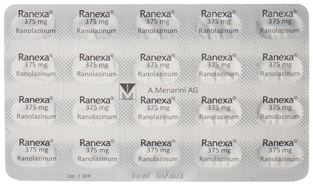 RANEXA cpr ret 375 mg 60 pce