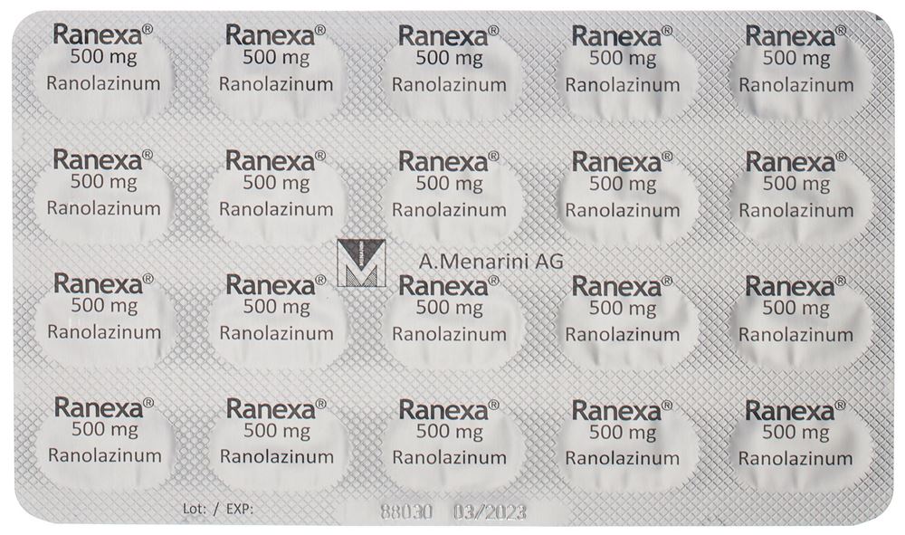 Ranexa 500 mg, Retardtabletten