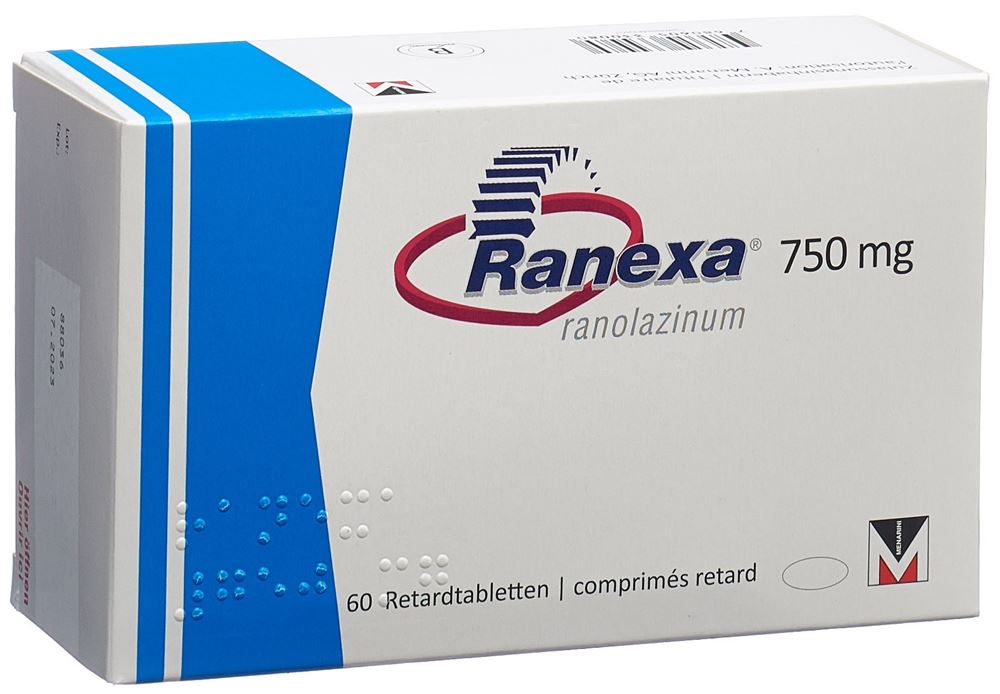 RANEXA cpr ret 750 mg 60 pce