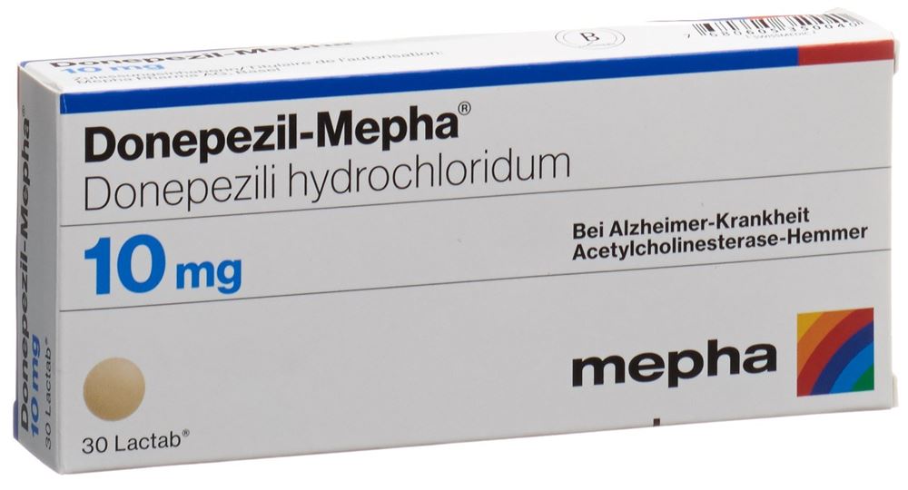 Donepezil-Mepha 10 mg, Lactab