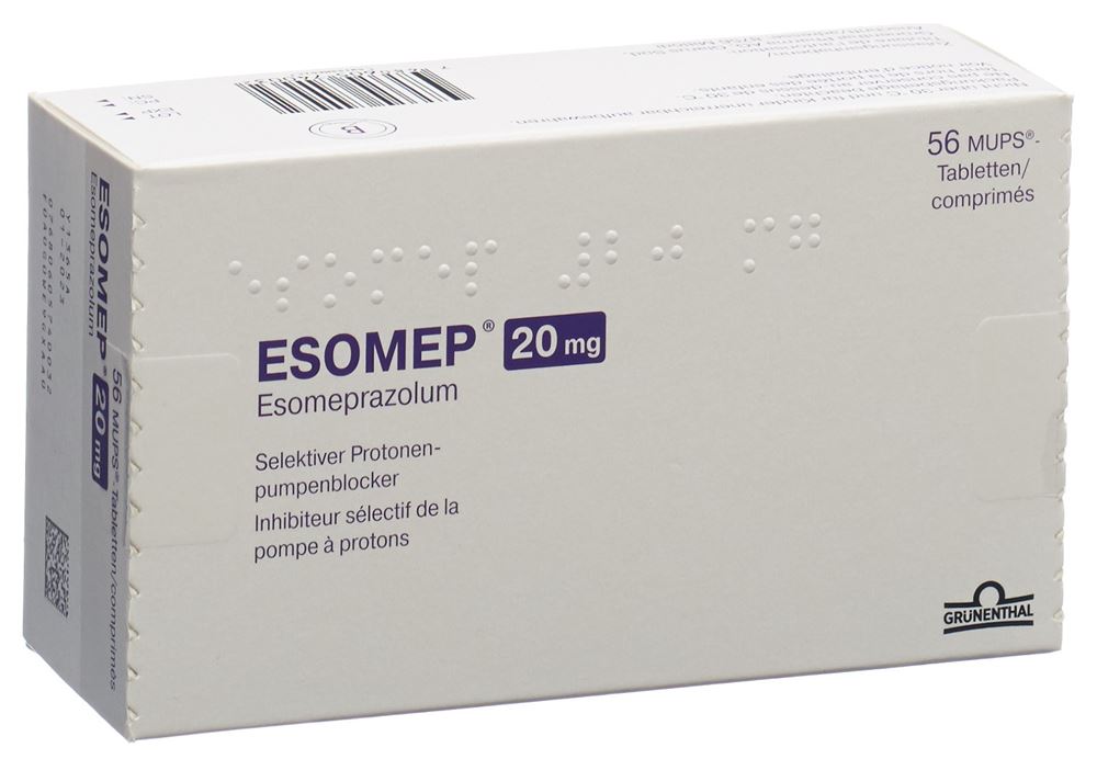 Esomep 20 mg, MUPS-Tabletten