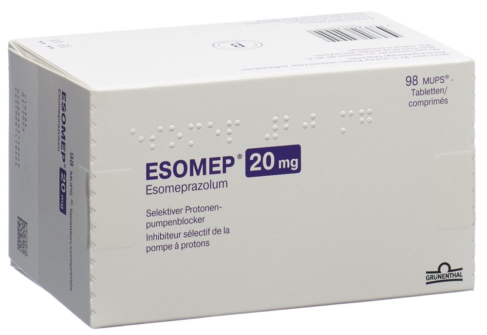 Esomep 20 mg, MUPS-Tabletten