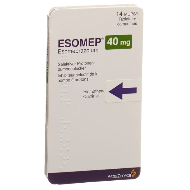 ESOMEP MUPS cpr 40 mg 14 pce