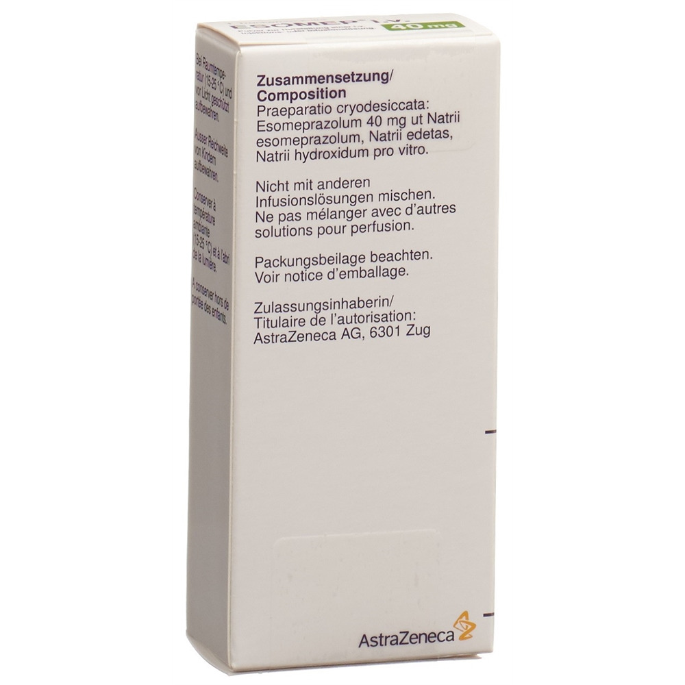 ESOMEP i.v. subst sèche 40 mg amp