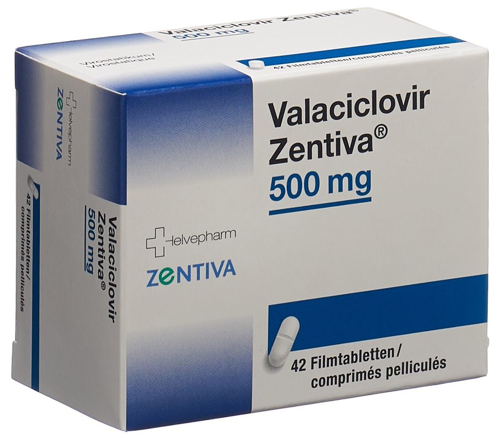 VALACICLOVIR Zentiva cpr pell 500 mg 42 pce