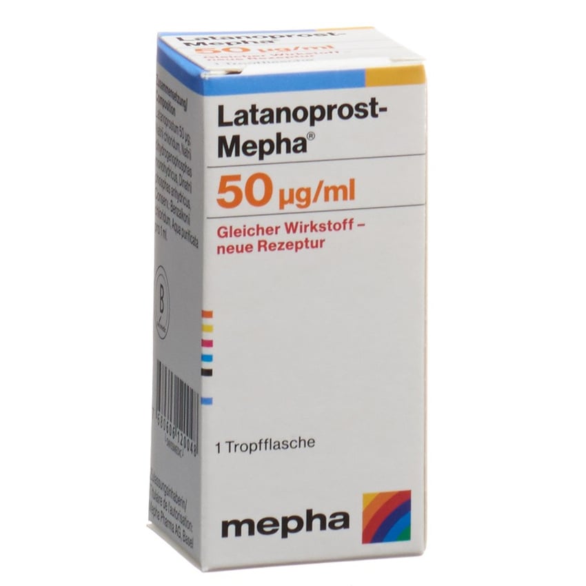LATANOPROST Mepha gtt opht 50 mcg/ml 3 fl 2.5 ml