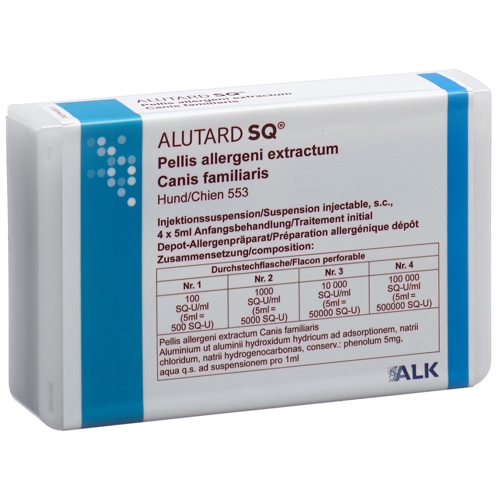 ALUTARD SQ canis familiaris trait dép 4 x 5 ml