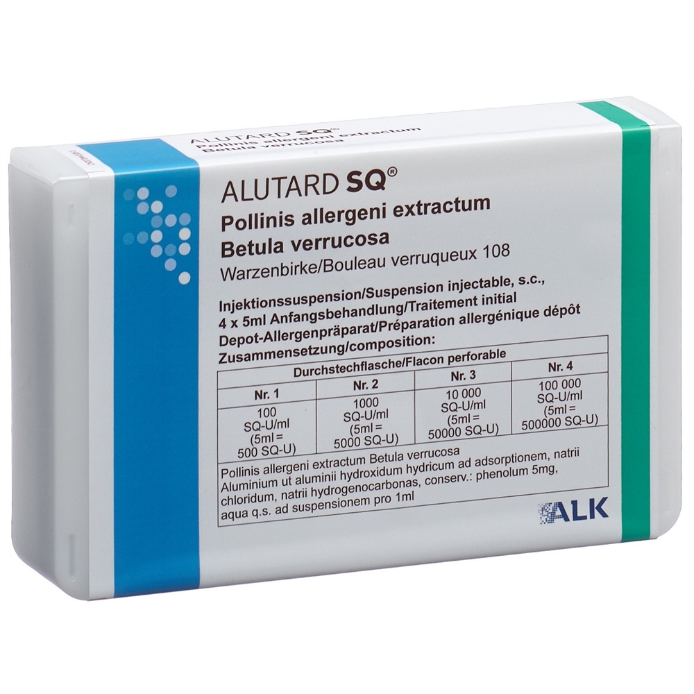 ALUTARD SQ betula verrucosa trait dép 4 x 5 ml