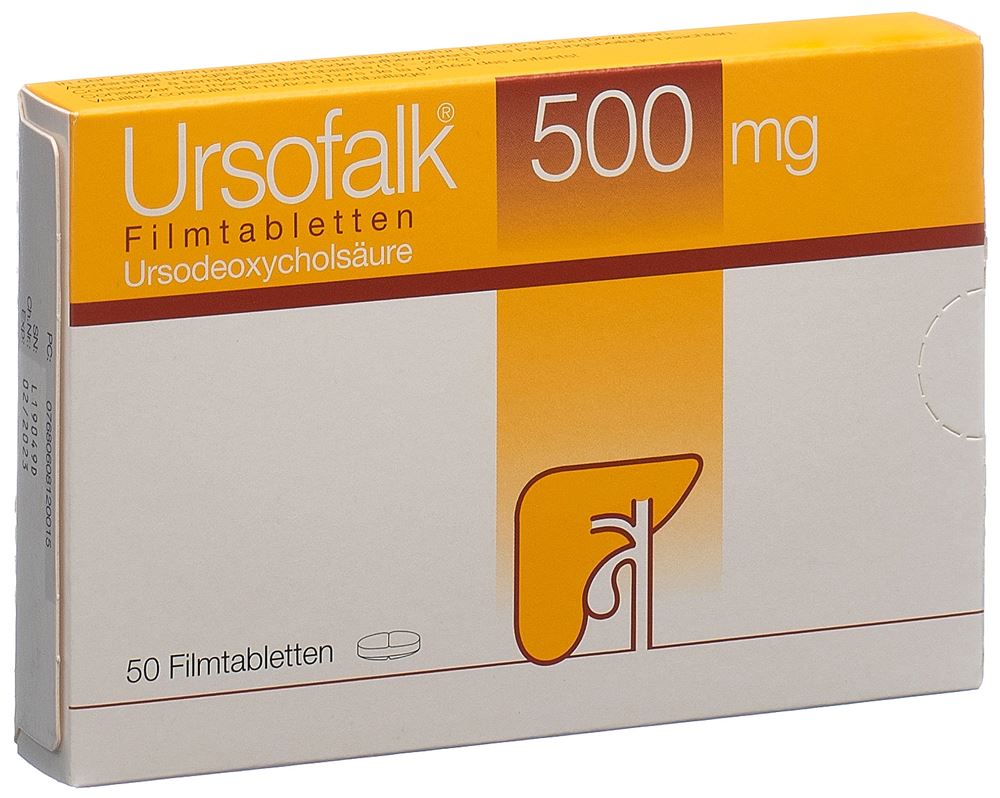 URSOFALK cpr pell 500 mg 50 pce