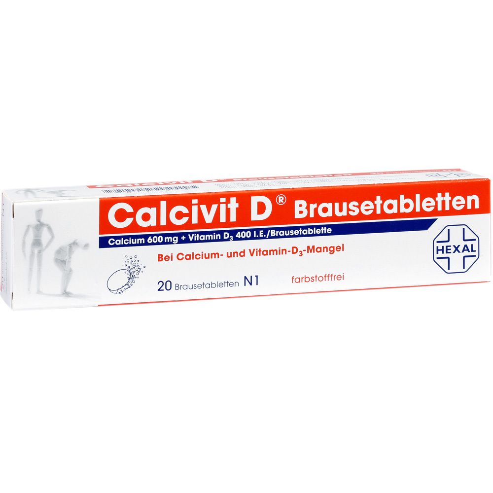 Calvive D3 600/400, Brausetabletten mit Orangenaroma