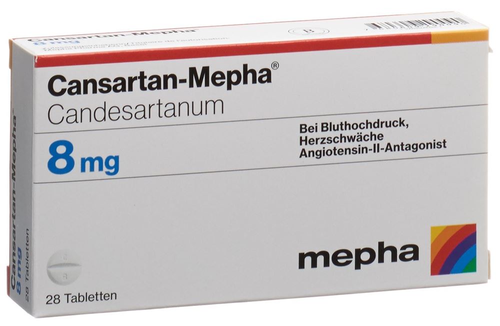 CANSARTAN Mepha cpr 8 mg 28 pce