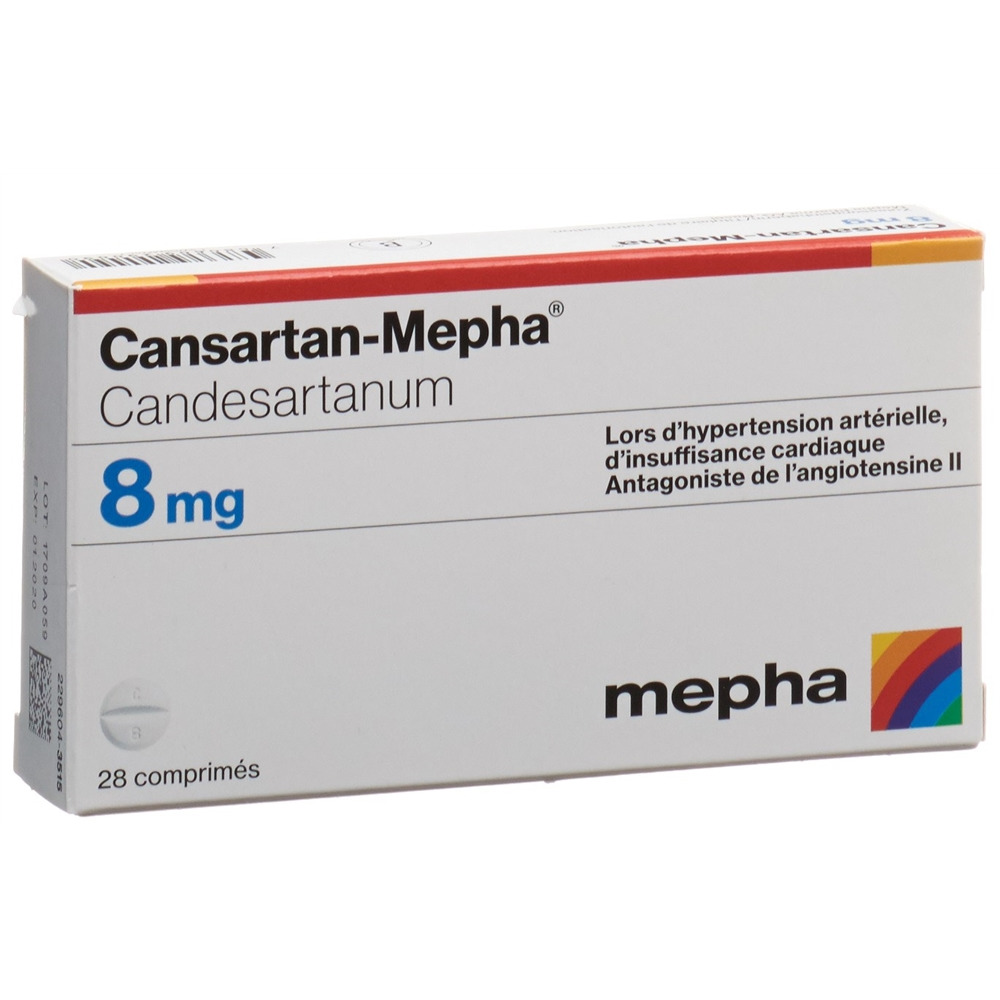 CANSARTAN Mepha cpr 8 mg 28 pce