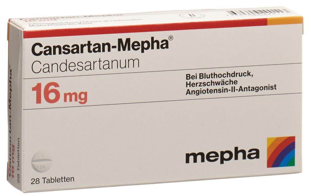 Cansartan-Mepha 16, Tabletten