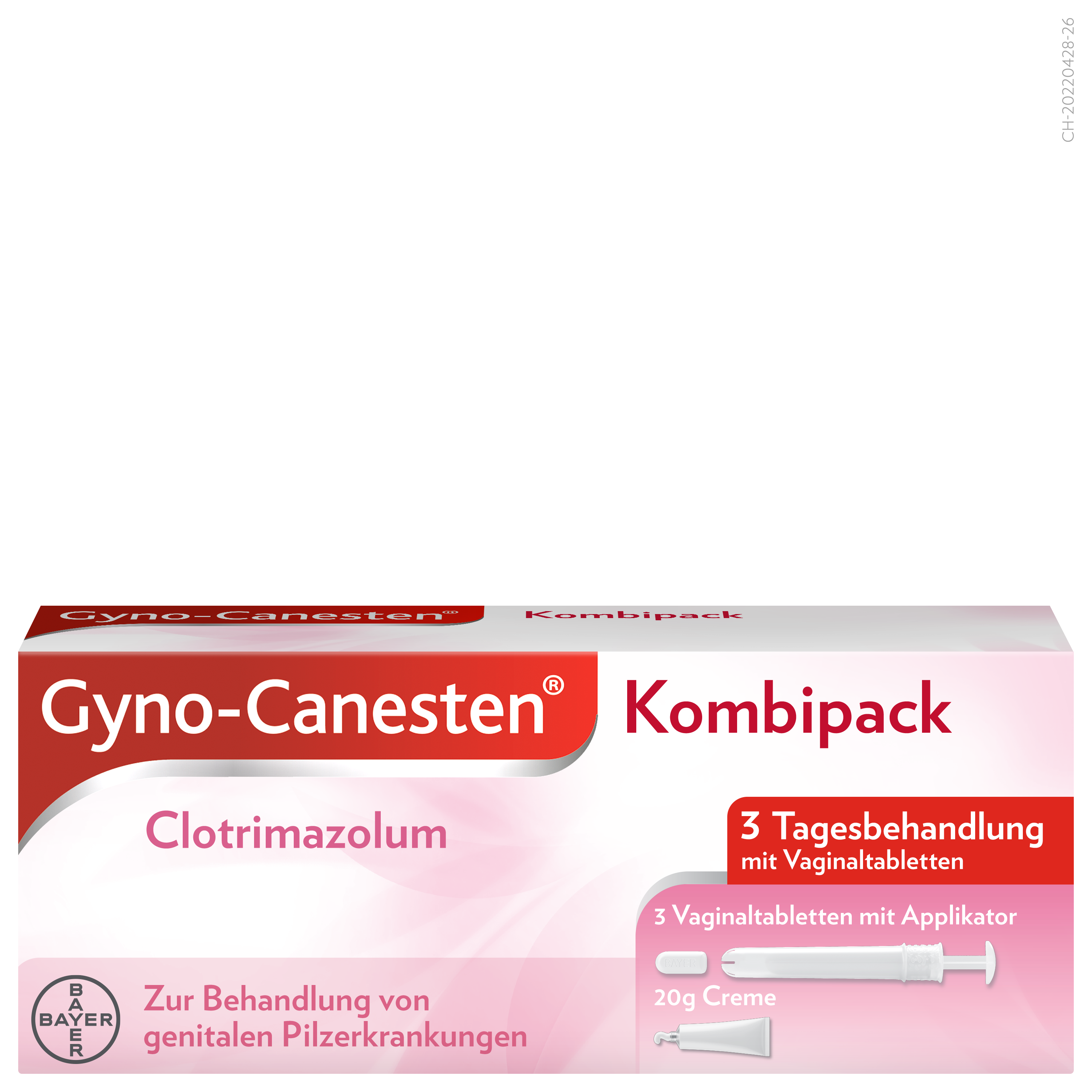 GYNO-CANESTEN Combipack 3 cpr vag+20 g crème