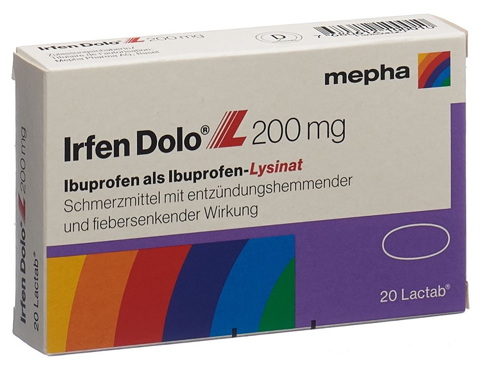IRFEN DOLO L Lactab 200 mg 20 pce