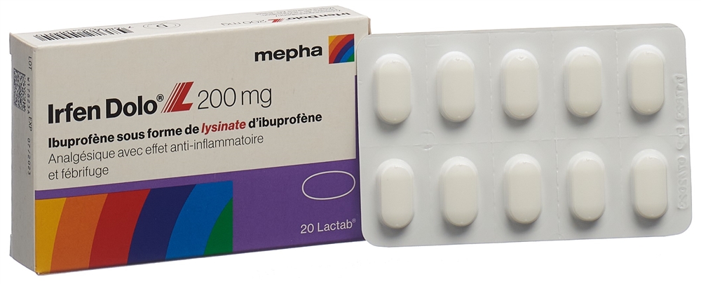 IRFEN DOLO L Lactab 200 mg 20 pce