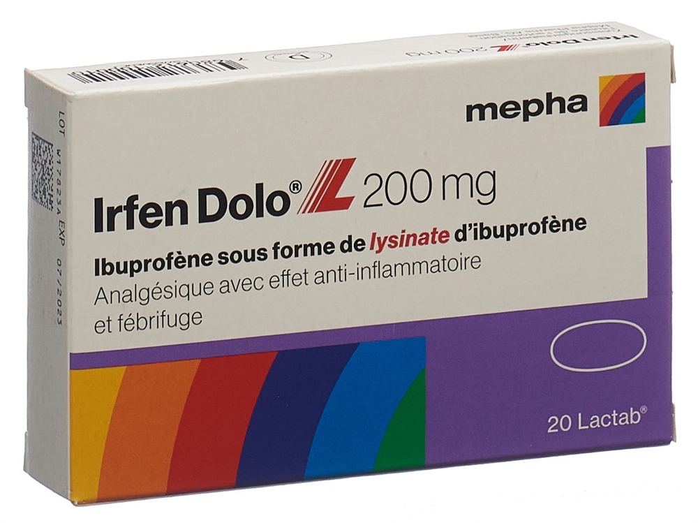 IRFEN DOLO L Lactab 200 mg 20 pce