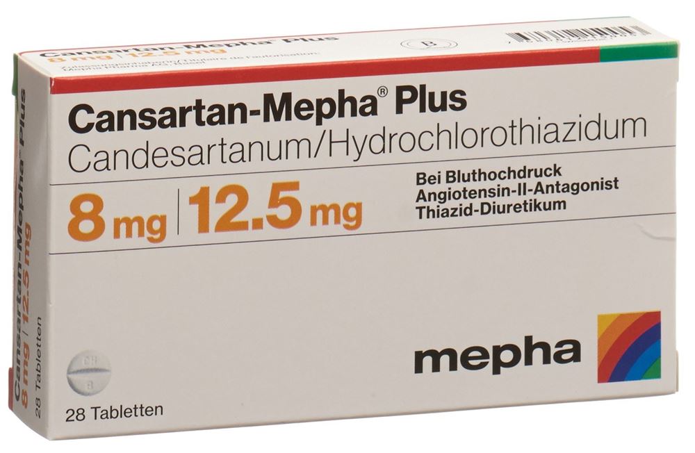 Cansartan-Mepha plus 8/12.5, Tabletten
