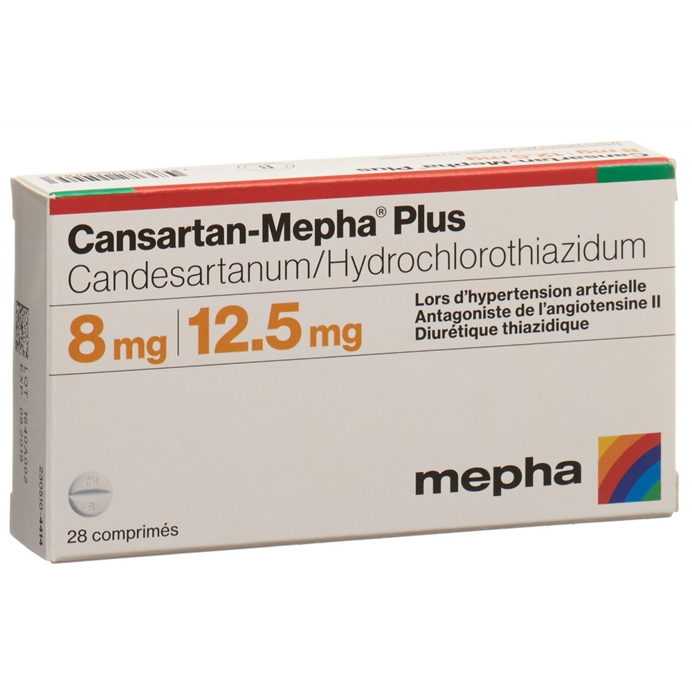 Cansartan-Mepha plus 8/12.5, Tabletten