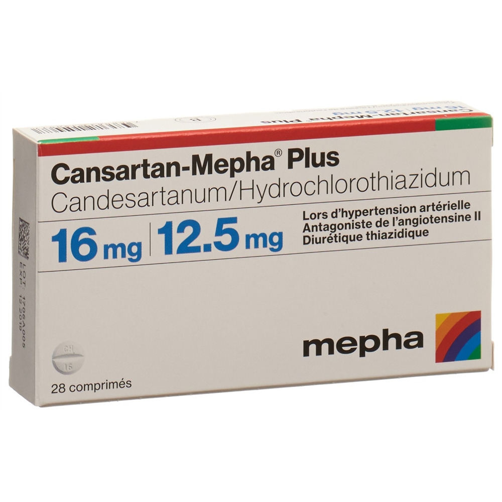 CANSARTAN Mepha plus cpr 16/12.5 28 pce