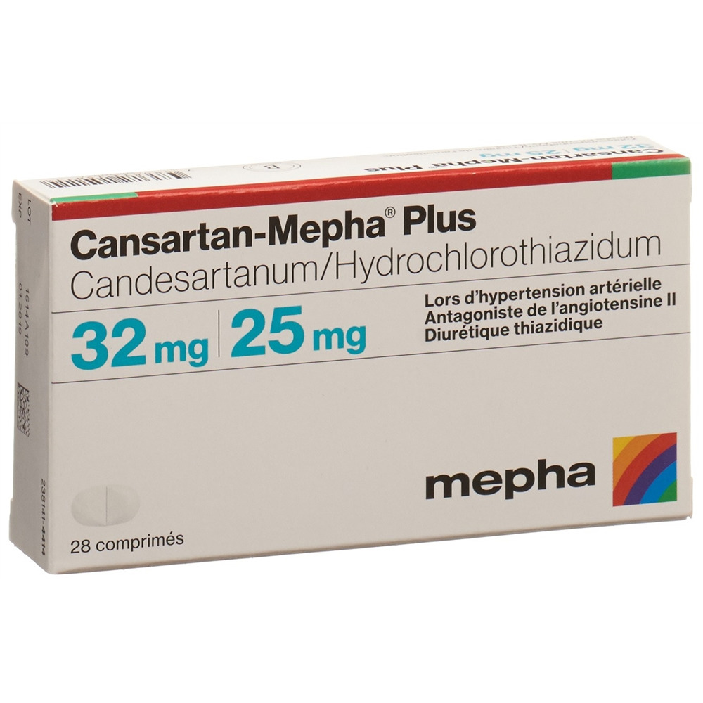 Cansartan-Mepha plus 32/25, Tabletten