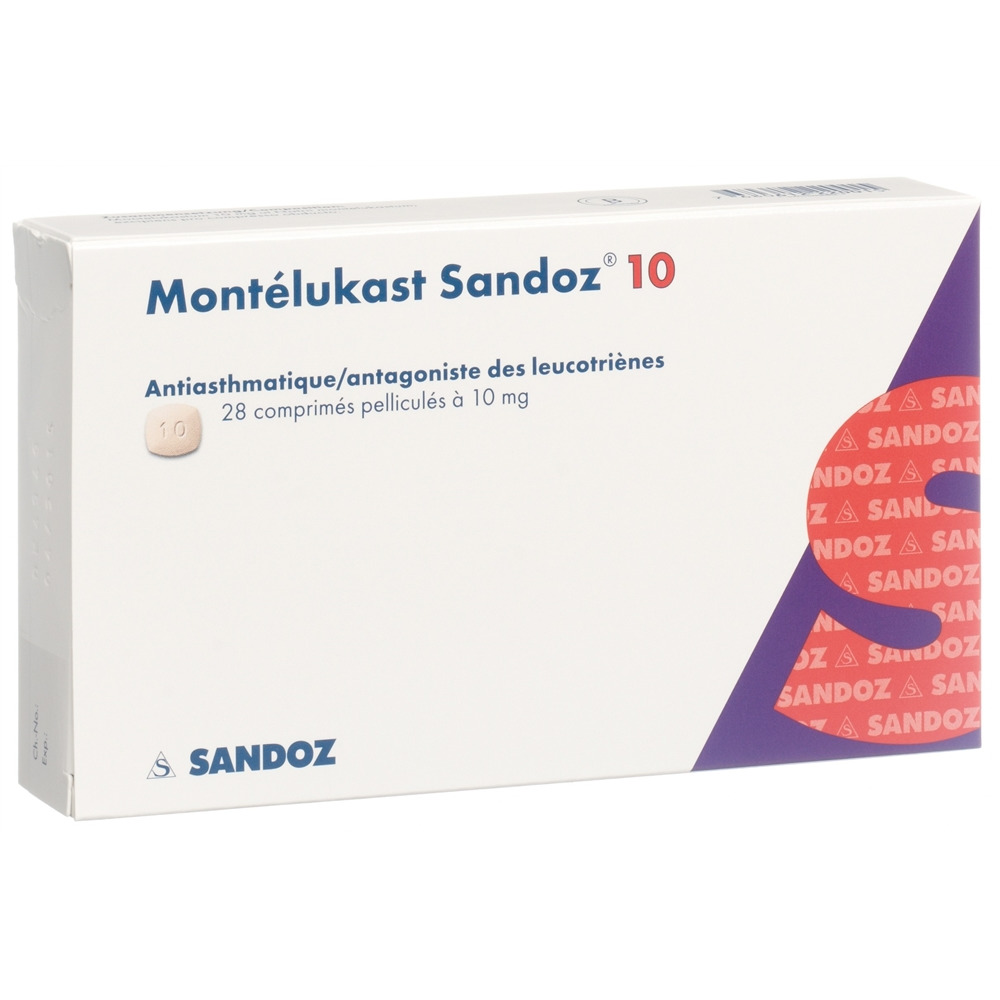 Montelukast Sandoz 10 mg, Filmtabletten