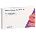 MONTELUKAST Sandoz cpr pell 10 mg 28 pce