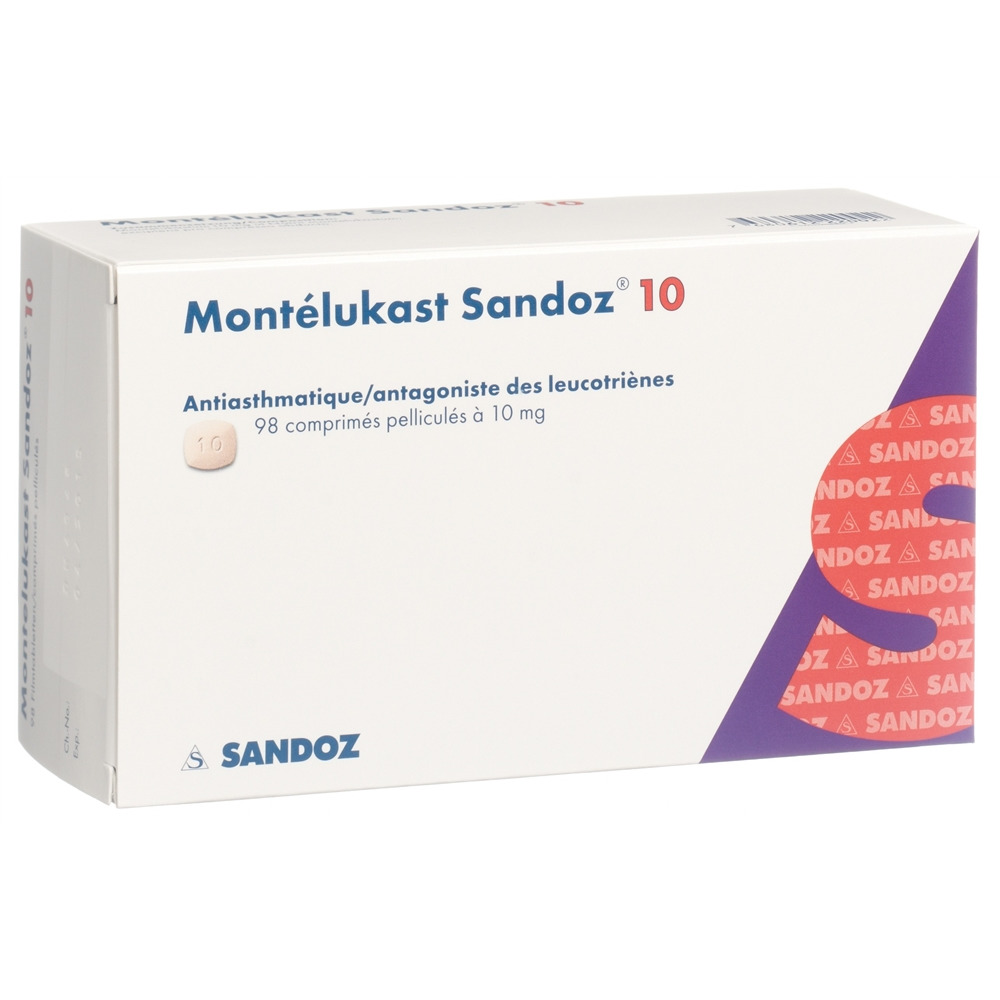 MONTELUKAST Sandoz cpr pell 10 mg 98 pce