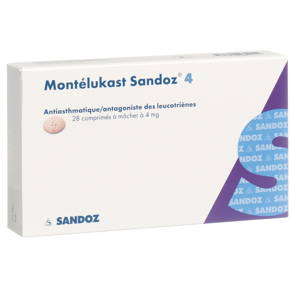 Montelukast Sandoz 4 mg, Kautabletten